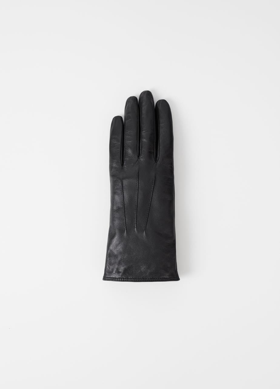 Classic glove w BLACK LEATHER