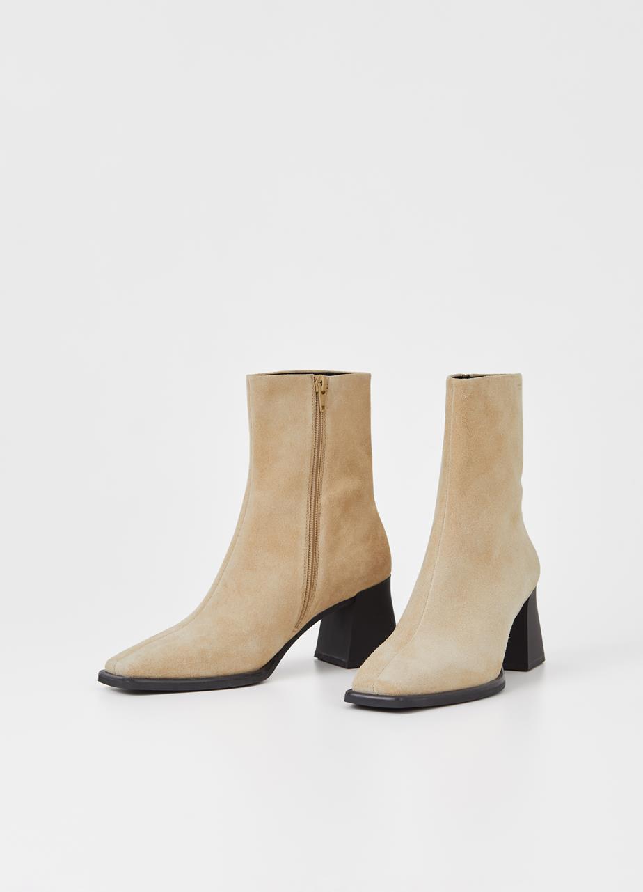 Hedda boots Beige suede