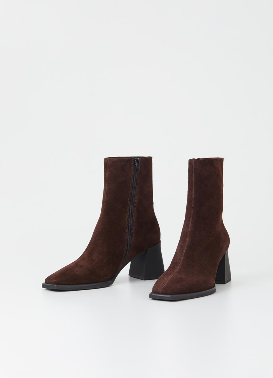 Hedda boots Dark Brown suede