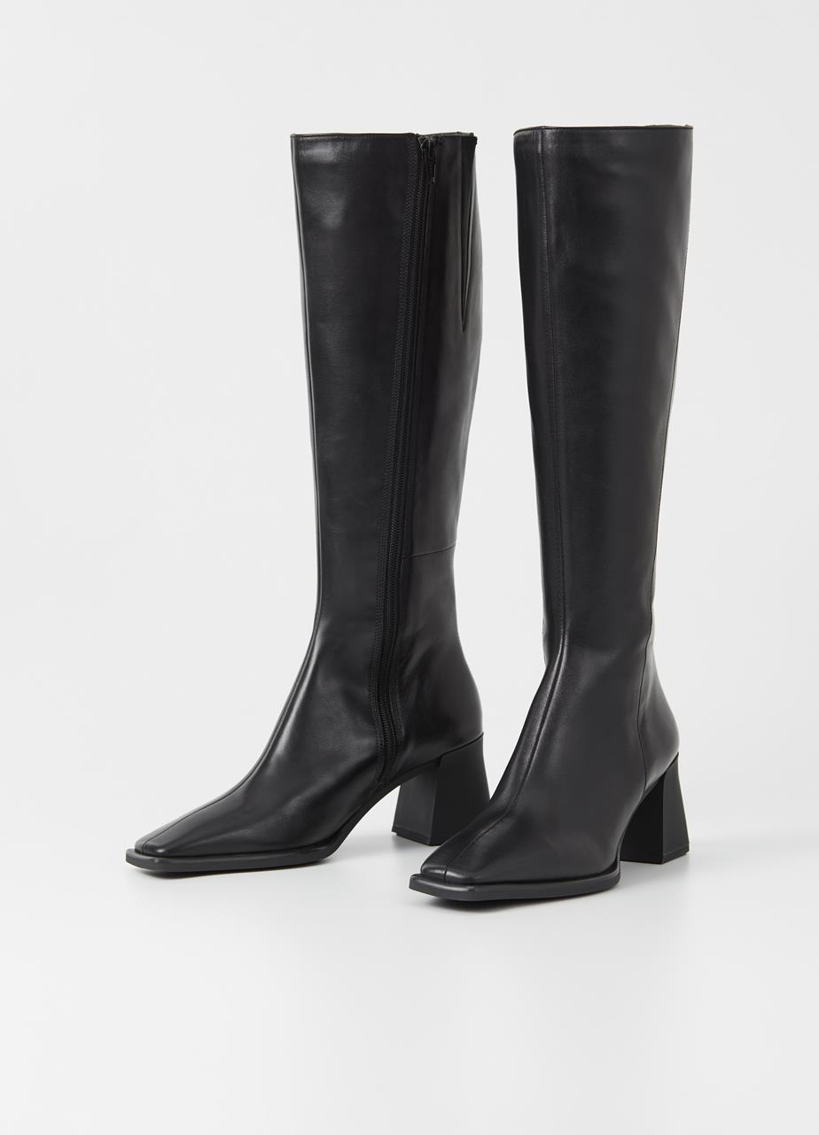 Hedda tall boots BLACK LEATHER
