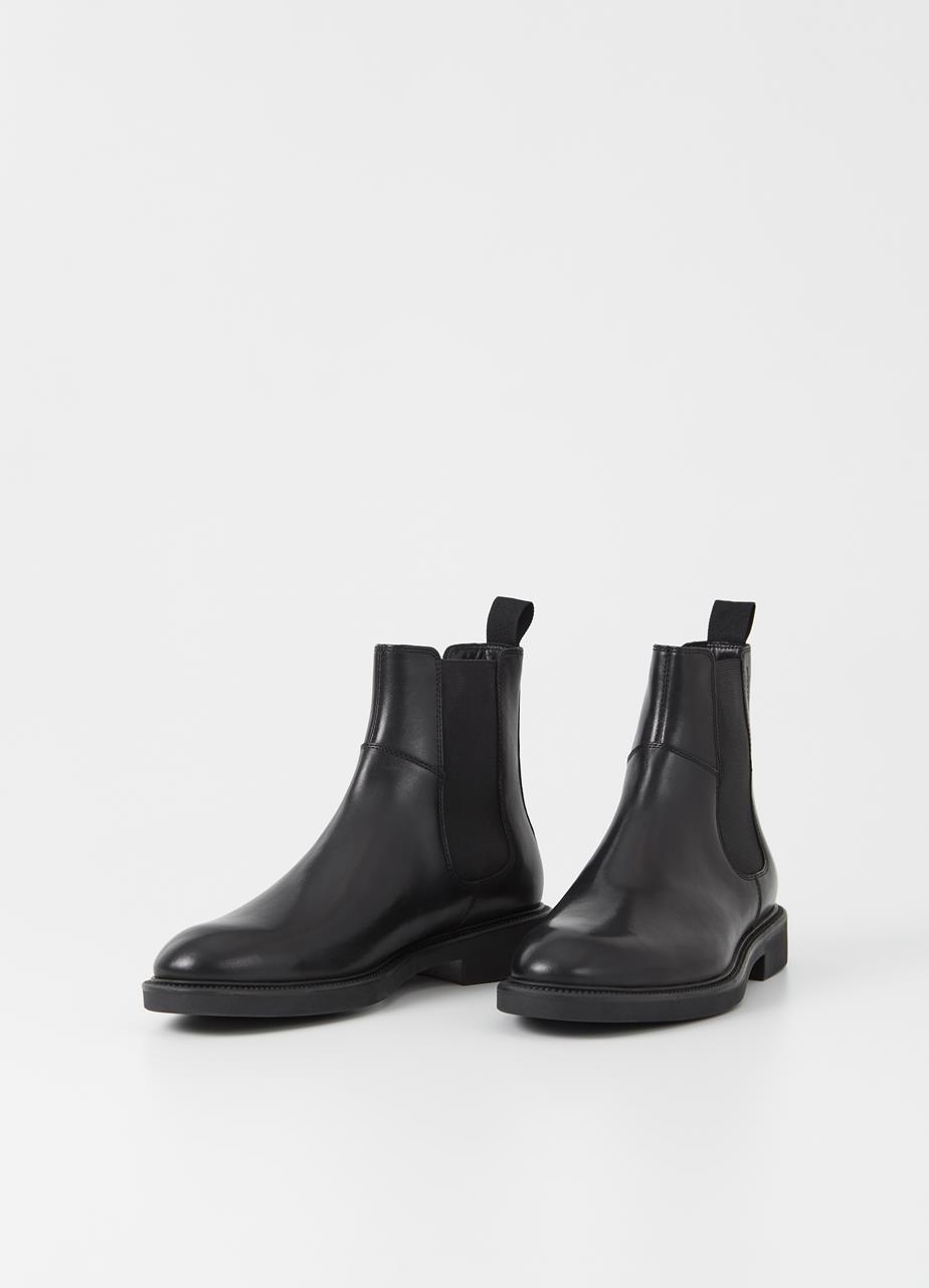 Alex m boots BLACK LEATHER
