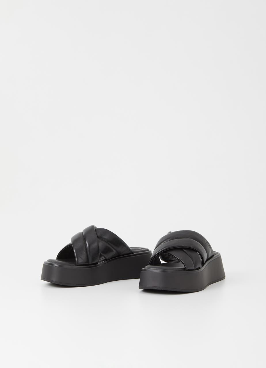 Courtney sandals BLACK LEATHER