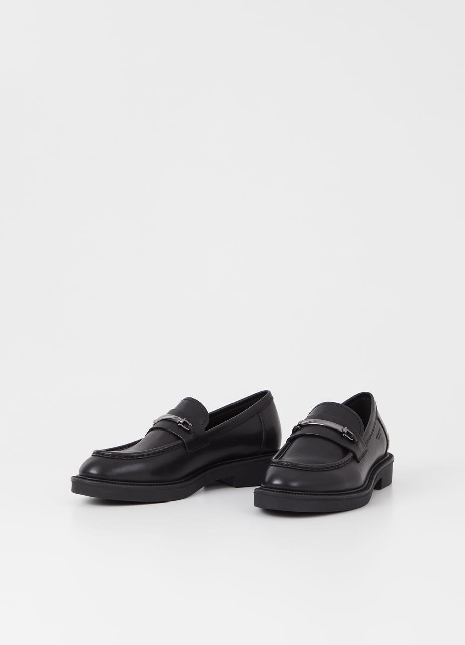 Alex w loafers BLACK LEATHER