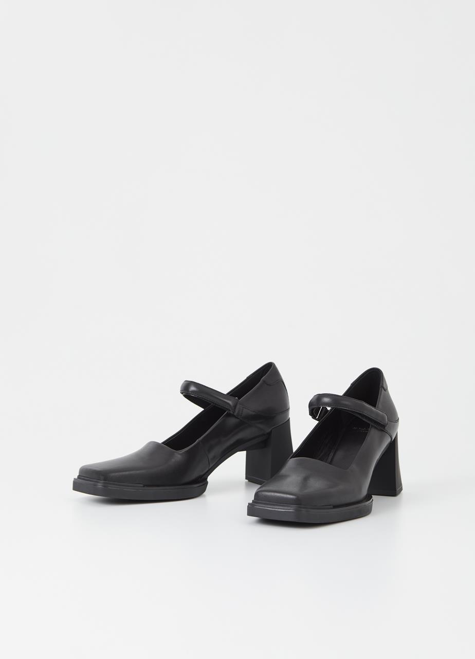 Edwina pumps Black leather