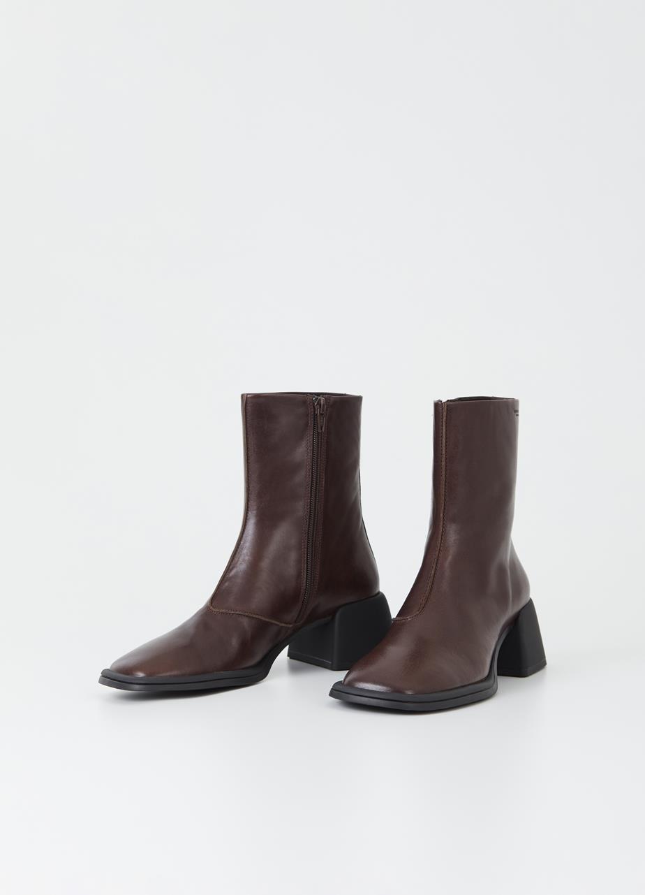 Ansie boots DARK BROWN LEATHER