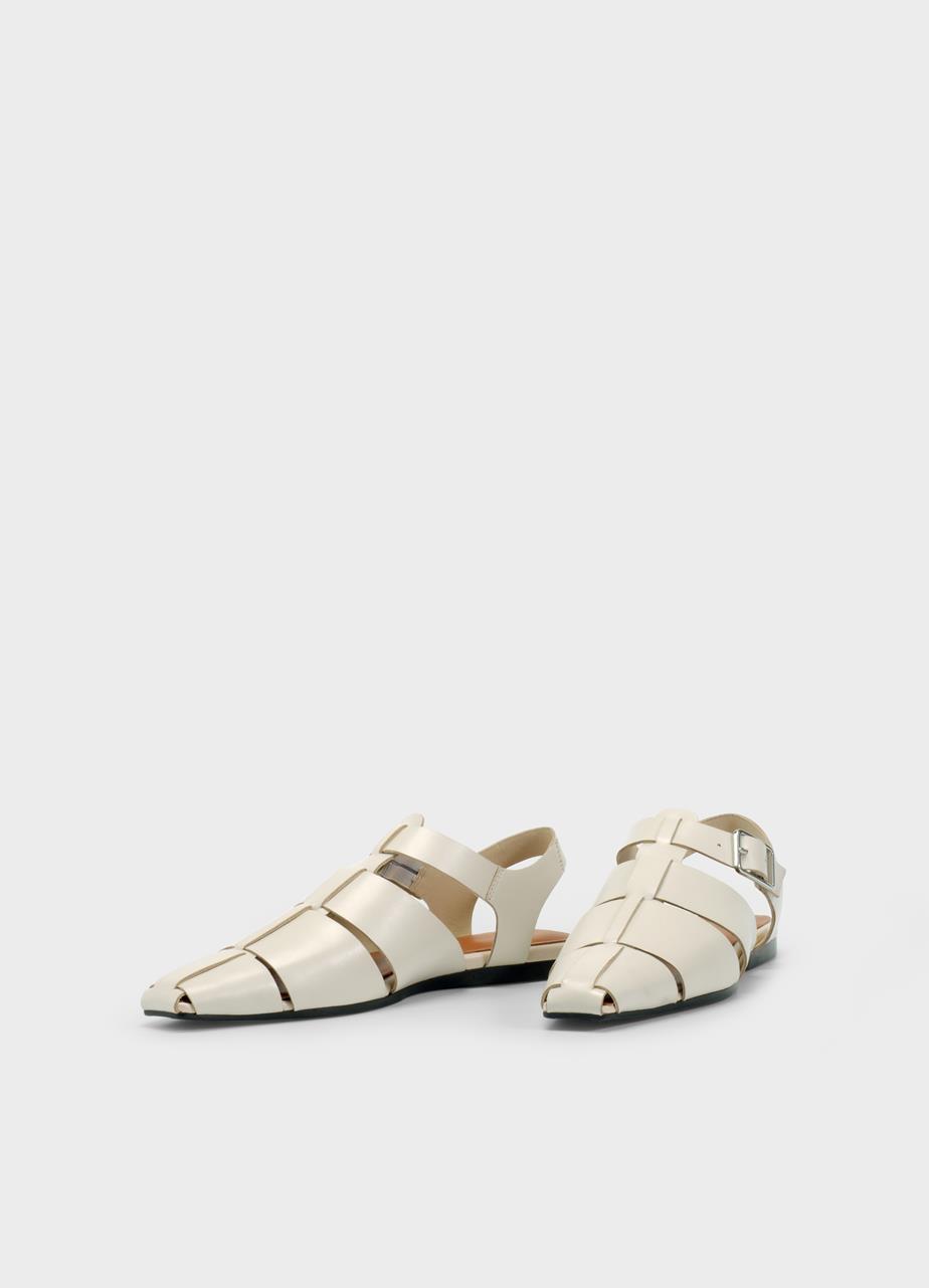 Wioletta sandals OFF-WHITE LEATHER