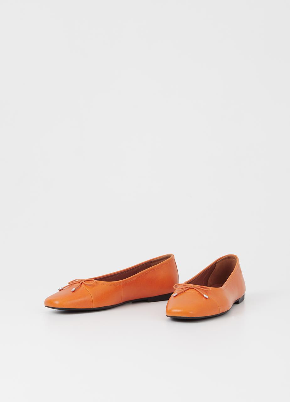 Jolin ballet flats Orange leather