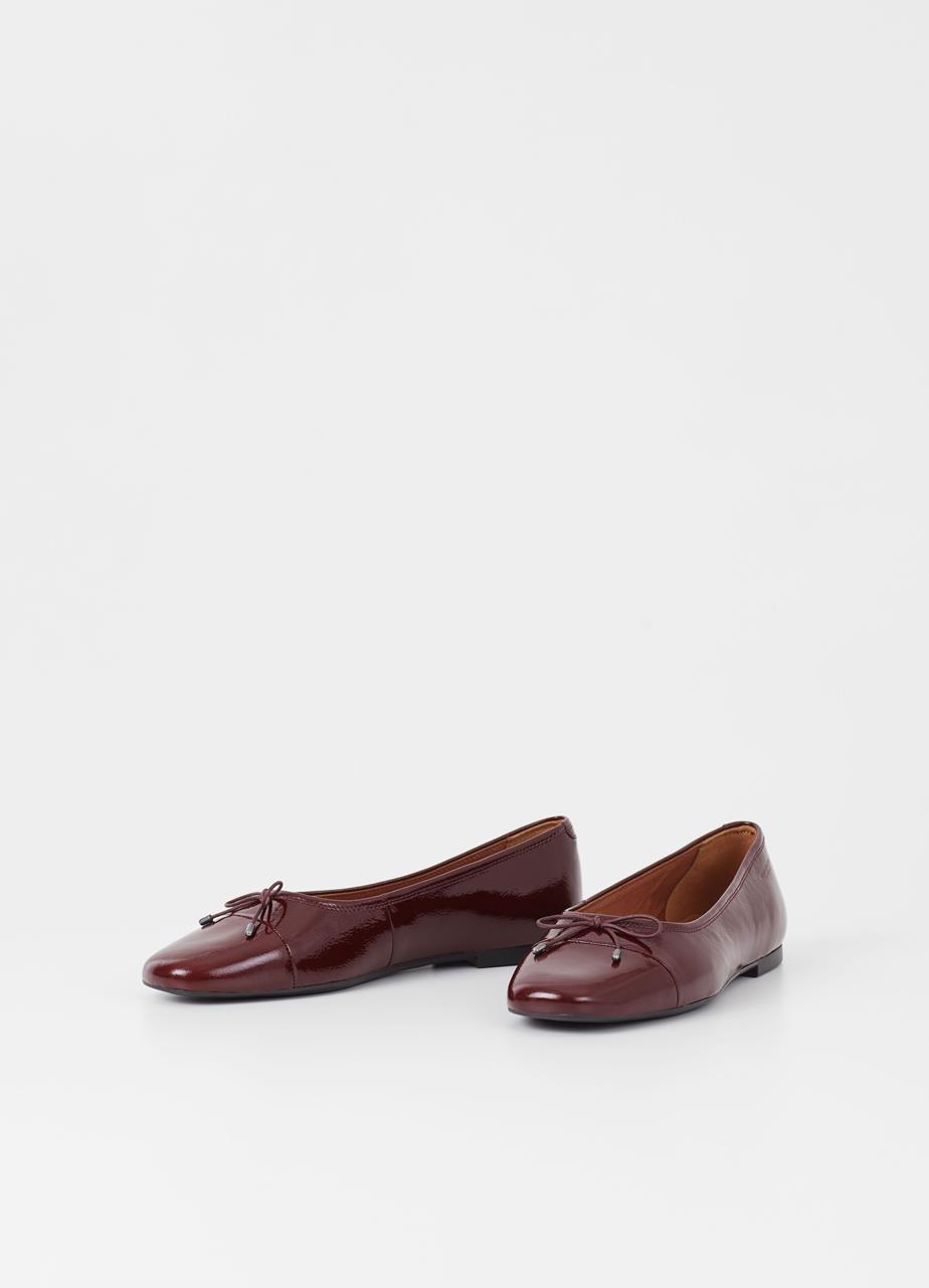 Jolin ballet flats RED PATENT LEATHER
