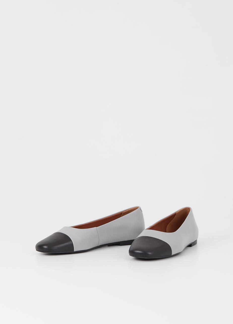 Jolin ballet flats Light Grey leather