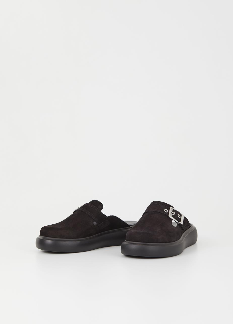 Blenda mules BLACK NUBUCK