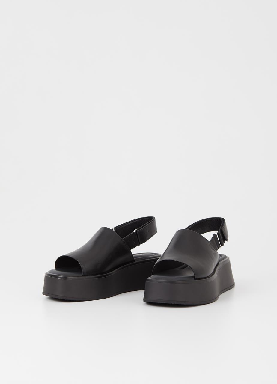 Courtney sandals BLACK LEATHER