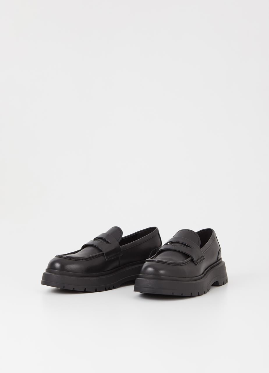 Jeff loafers Black leather