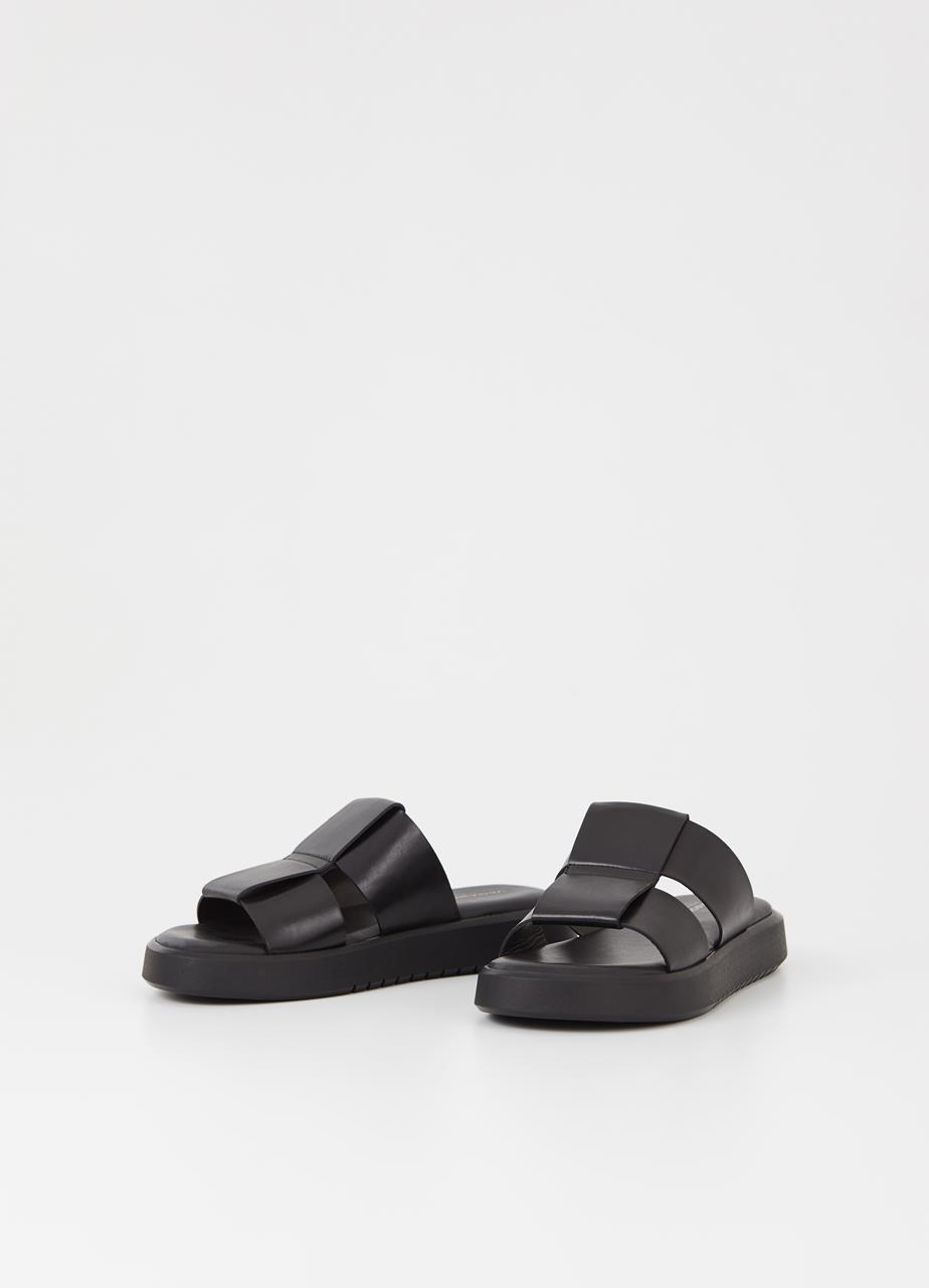Nate sandals BLACK LEATHER