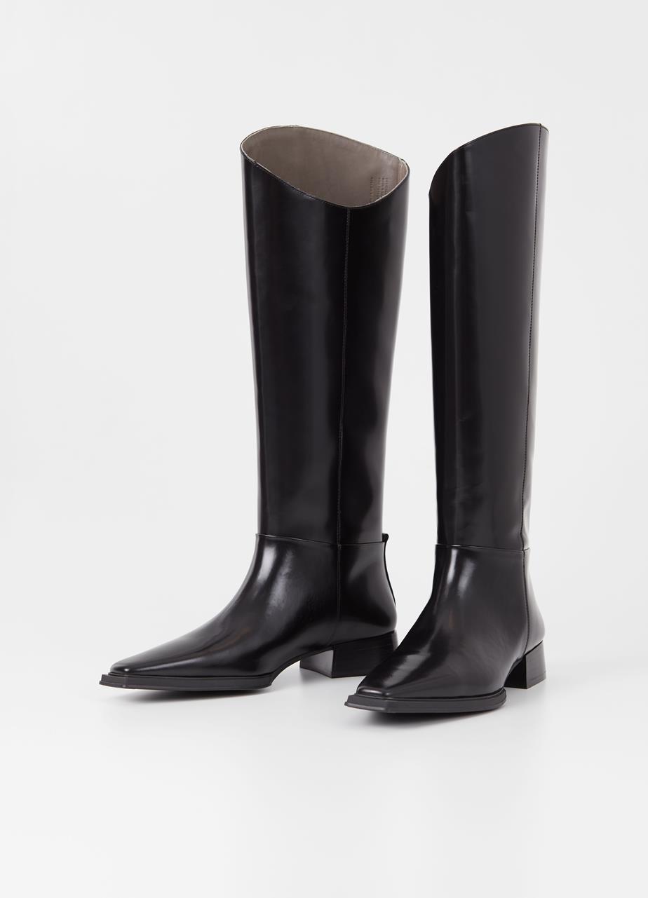 Eida tall boots BLACK POLISHED LEATHER