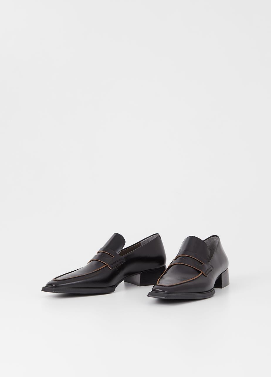 Eida loafers Black, Leather