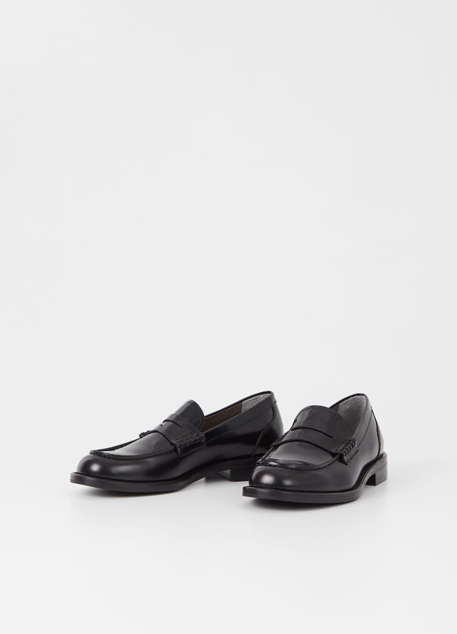 Naima loafers BLACK POLISHED LEATHER