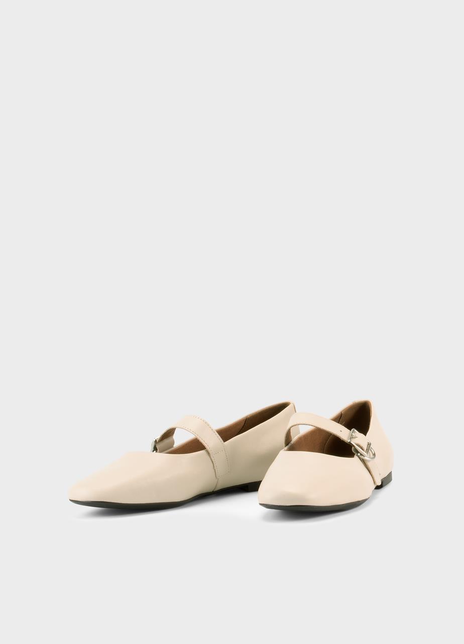Jolin ballet flats OFF-WHITE LEATHER