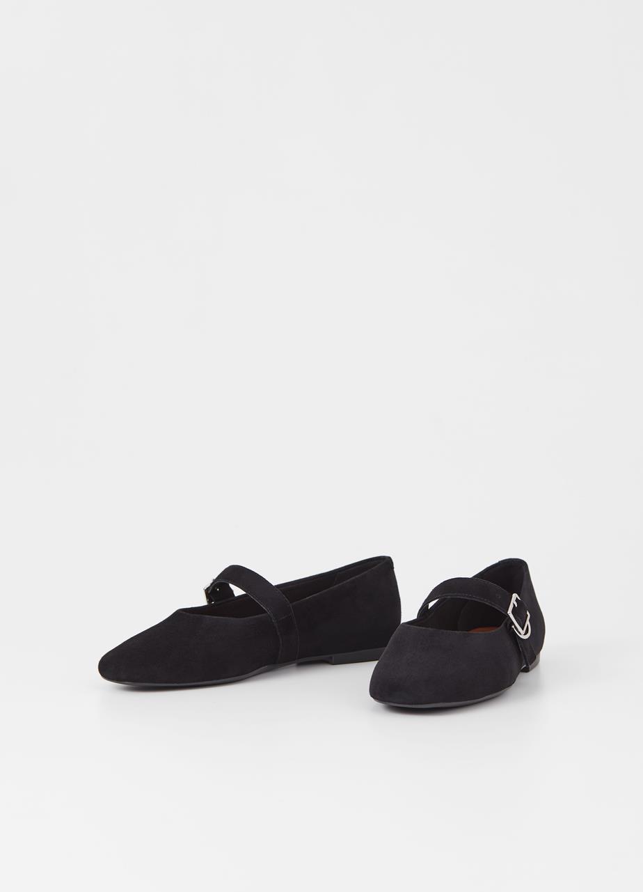 Jolin ballet flats BLACK SUEDE
