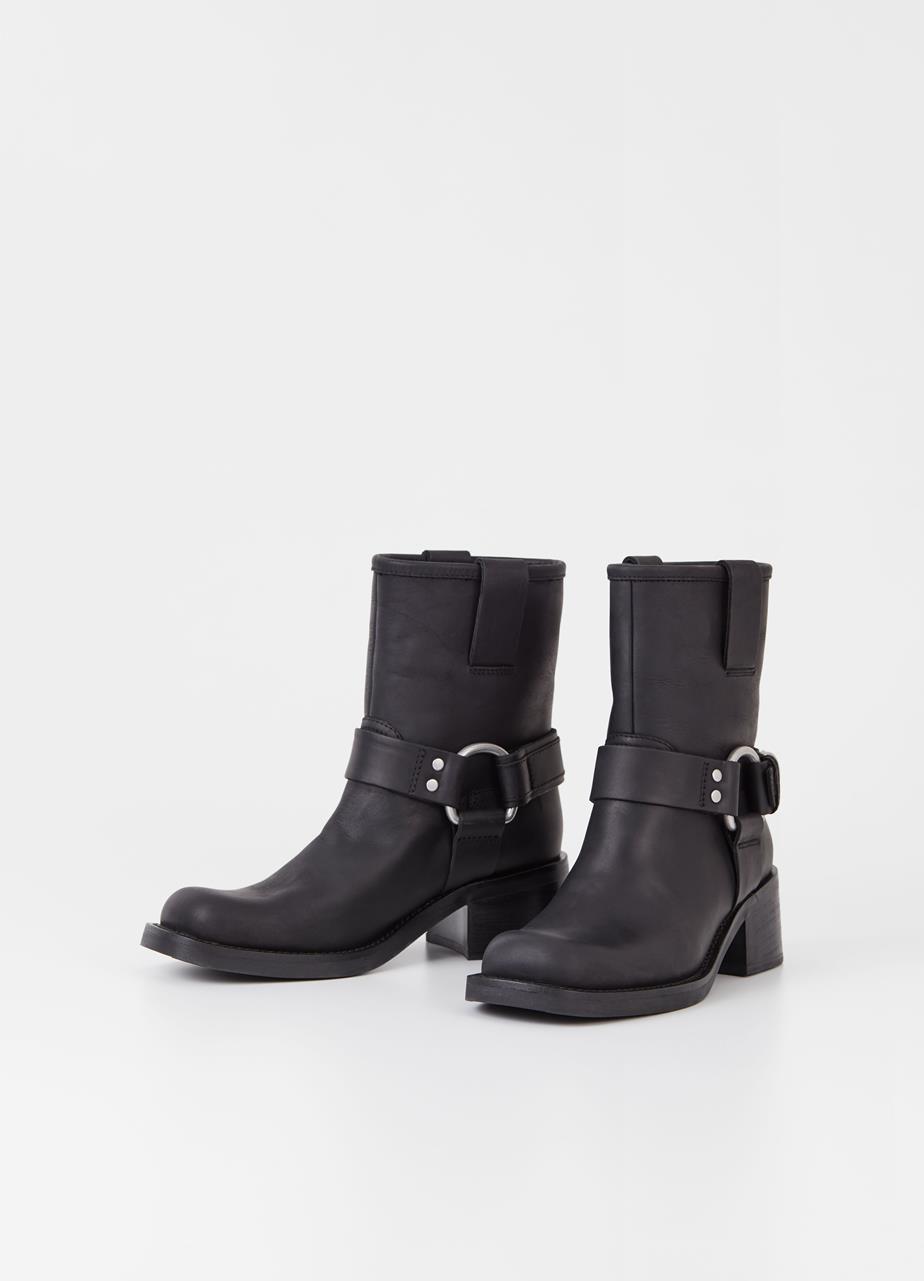 Nour boots BLACK LEATHER