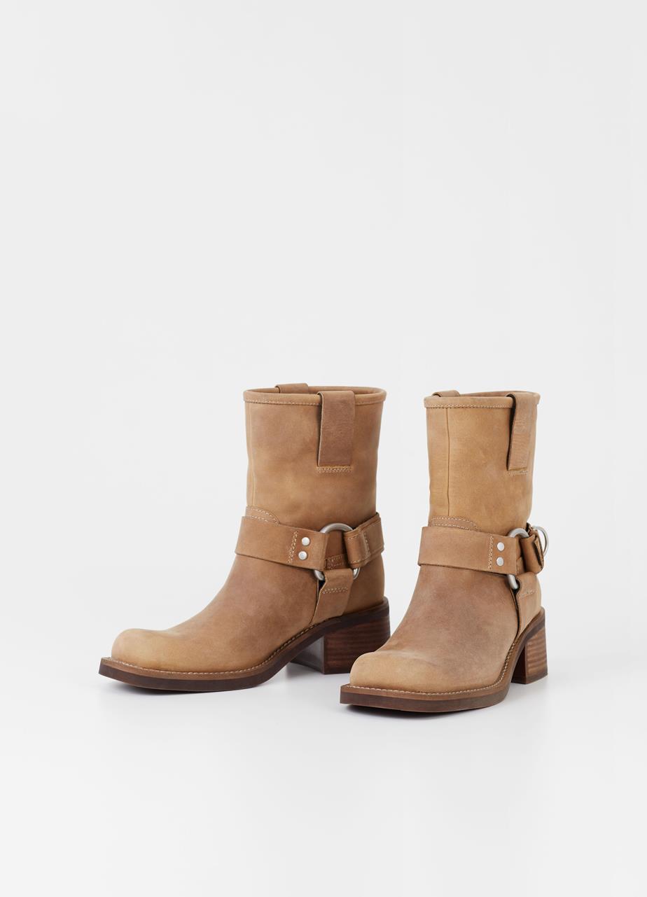 Nour boots BROWN OILY NUBUCK