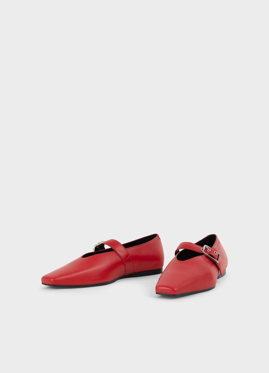 Wioletta ballet flats RED LEATHER