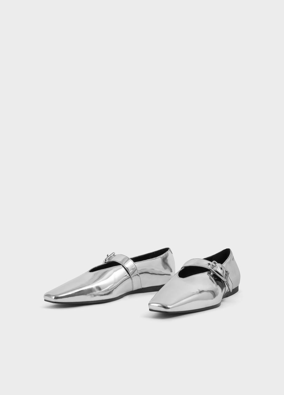 Wioletta shoes SILVER METALLIC LEATHER