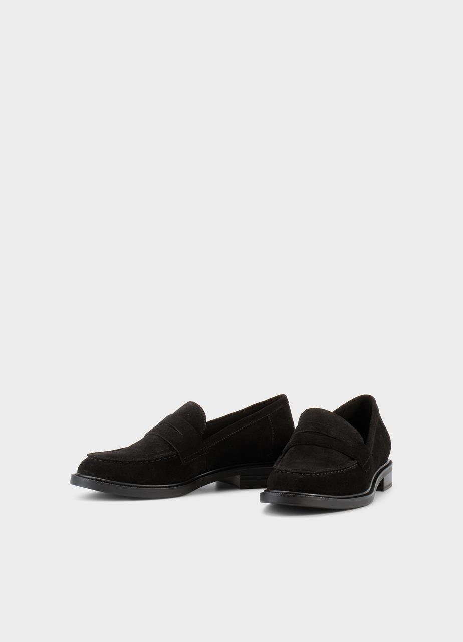 Amina loafers Black, Suede