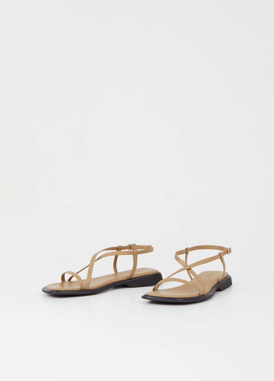 Izzy sandals BEIGE LEATHER