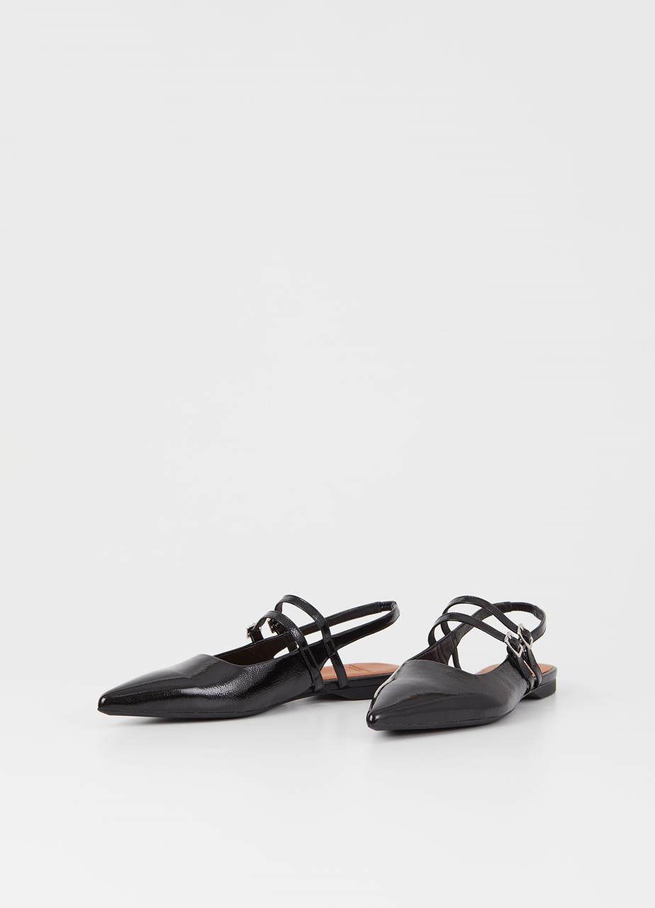 Hermine ballet flats BLACK PATENT LEATHER