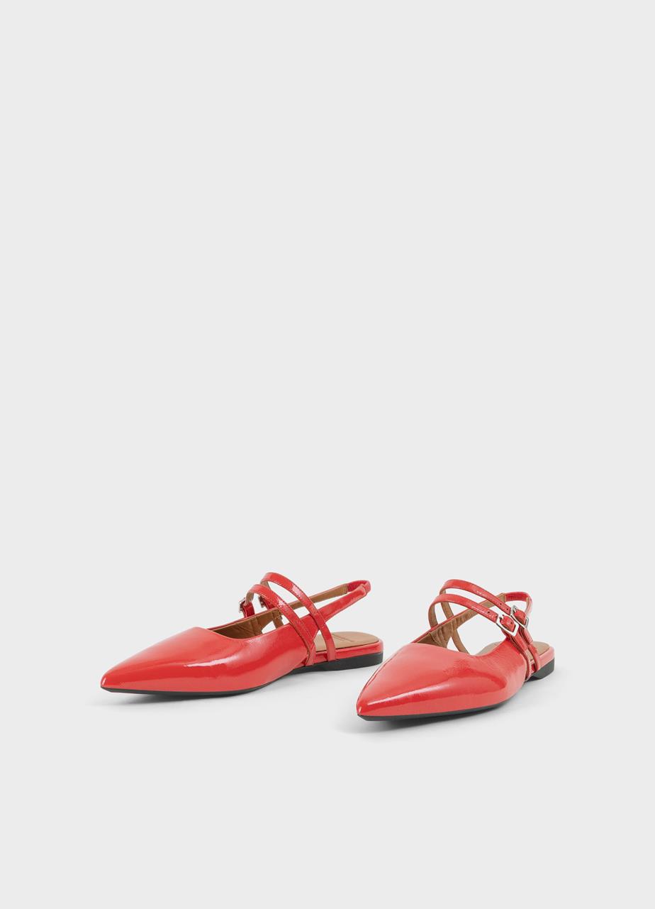 Hermine ballet flats RED PATENT LEATHER