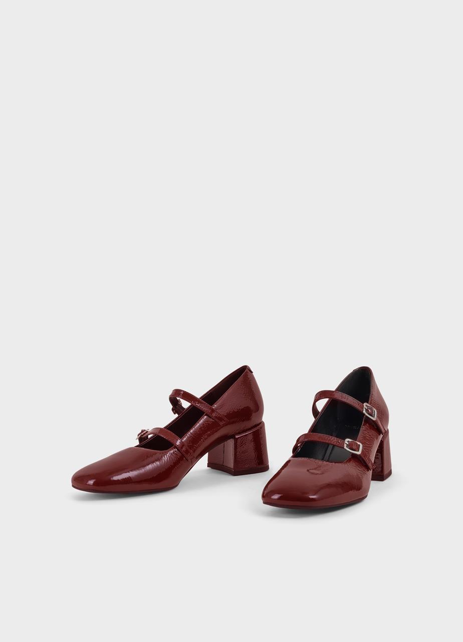 Adison pumps DARK RED PATENT LEATHER