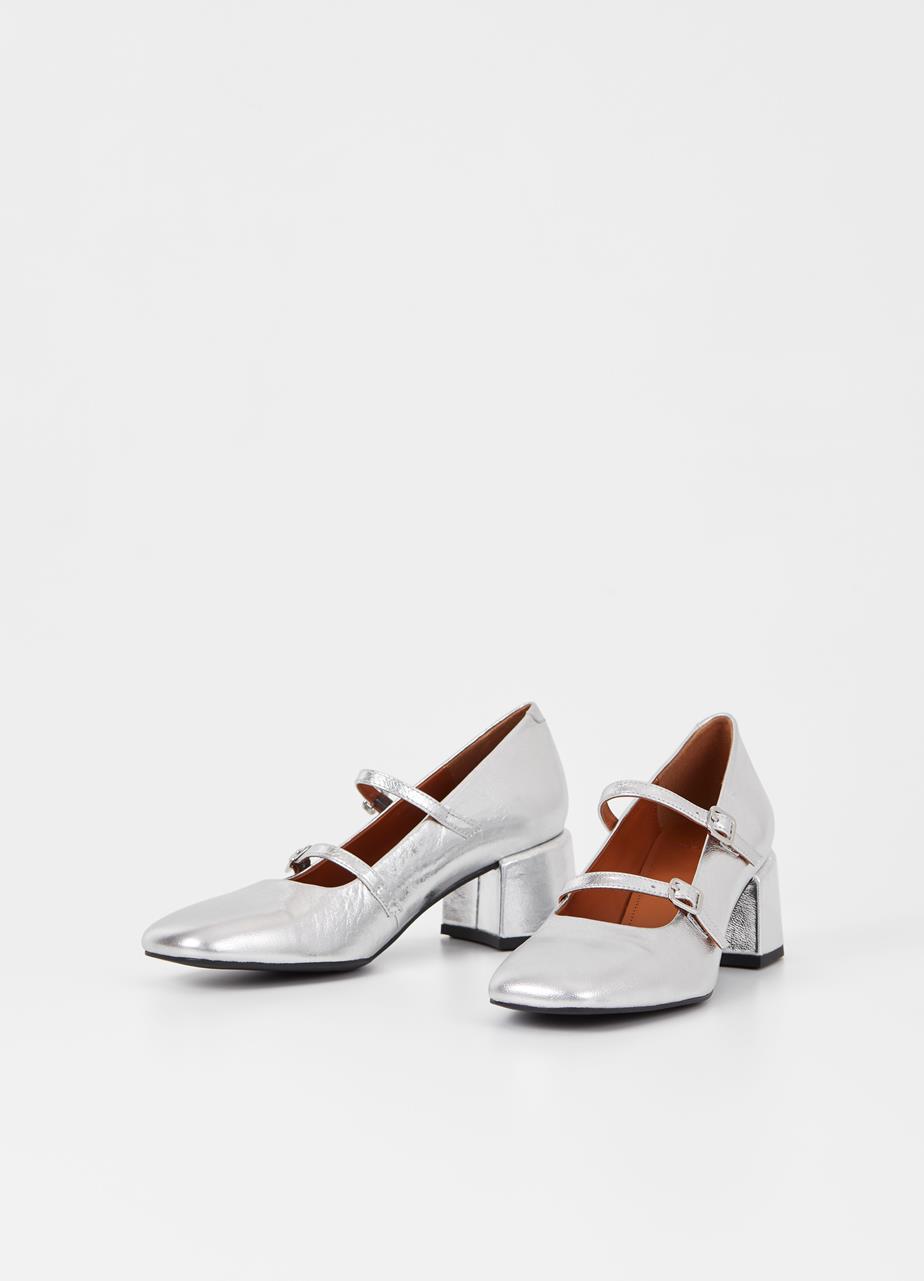 Adison pumps SILVER METALLIC LEATHER