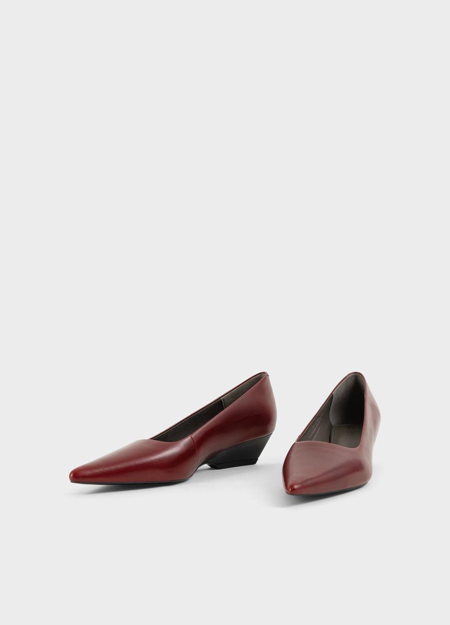 Sonya pumps DARK RED LEATHER