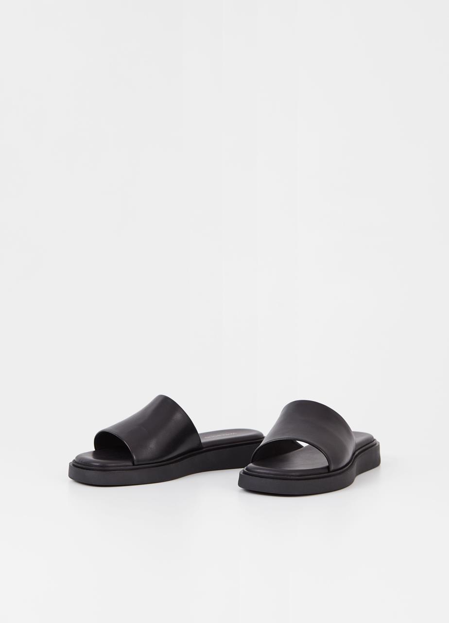 Connie sandals BLACK LEATHER