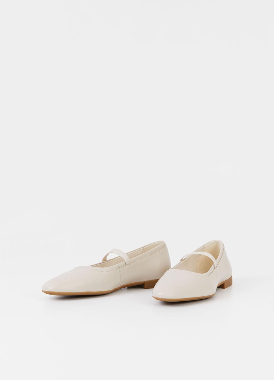 Sibel ballet flats OFF-WHITE LEATHER