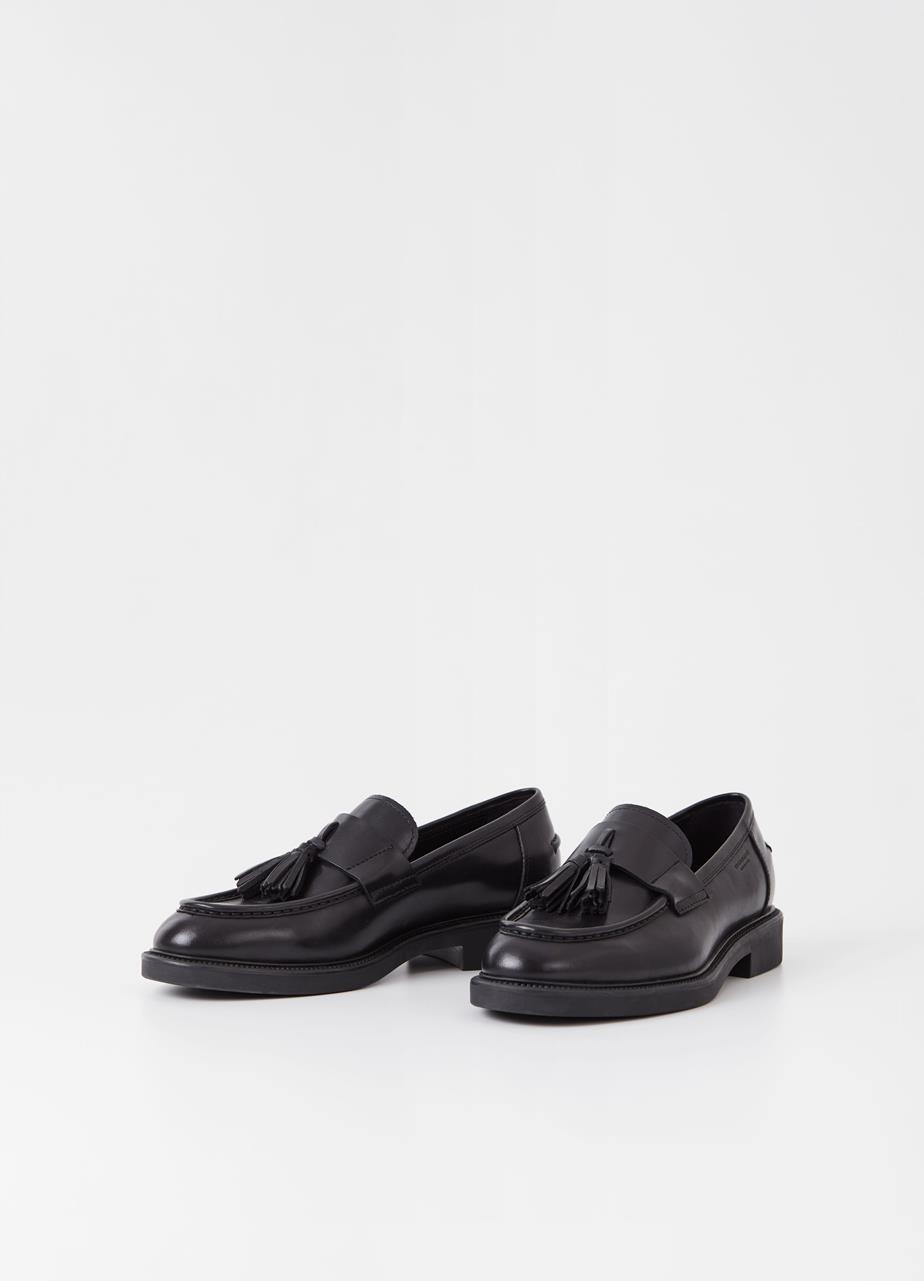 Alex m loafers BLACK LEATHER