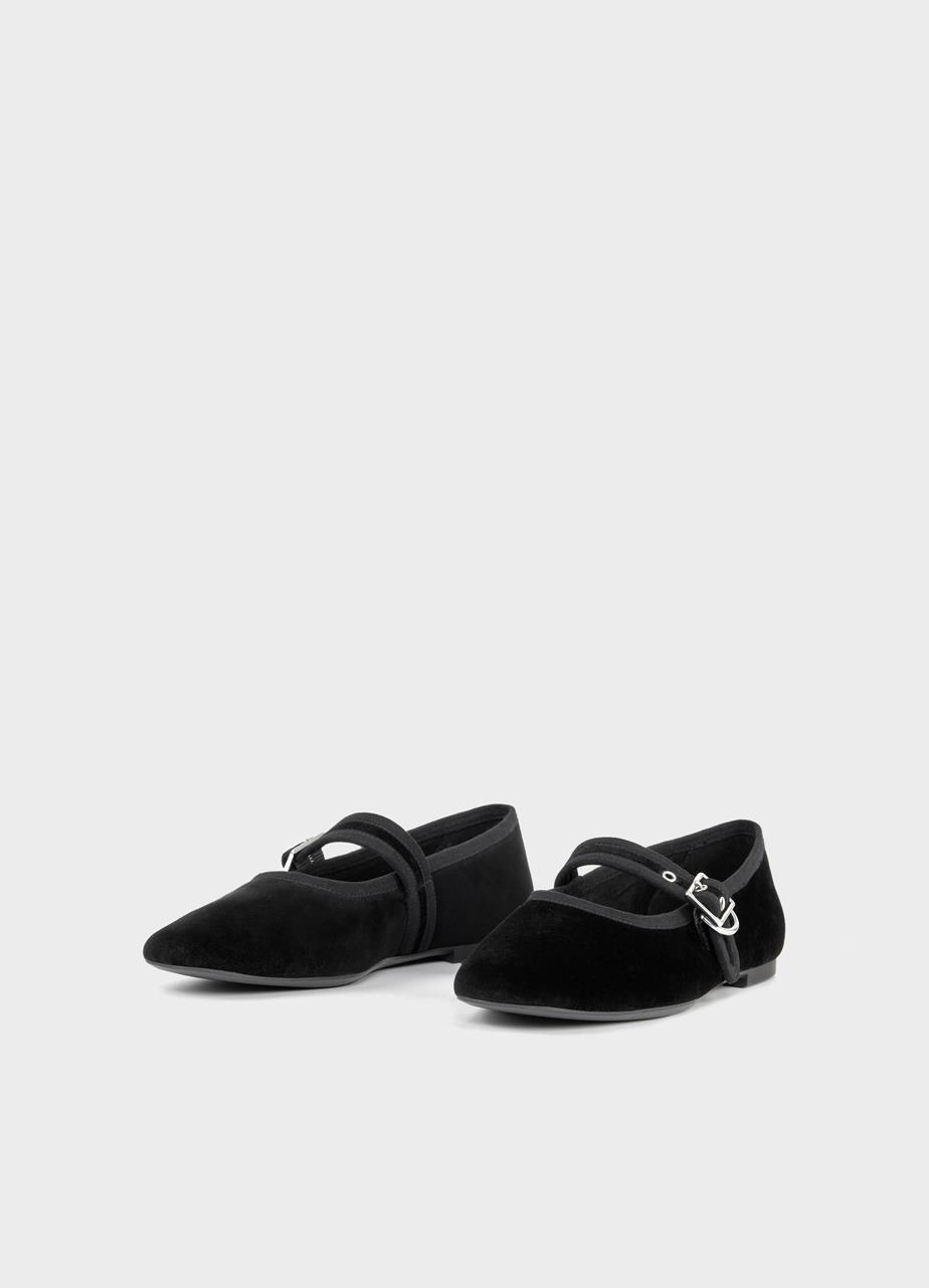 Jolin ballet flats BLACK VELVET