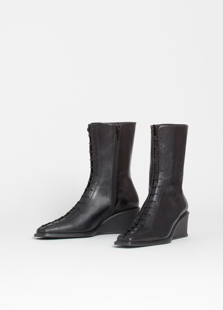 Aino boots BLACK LEATHER