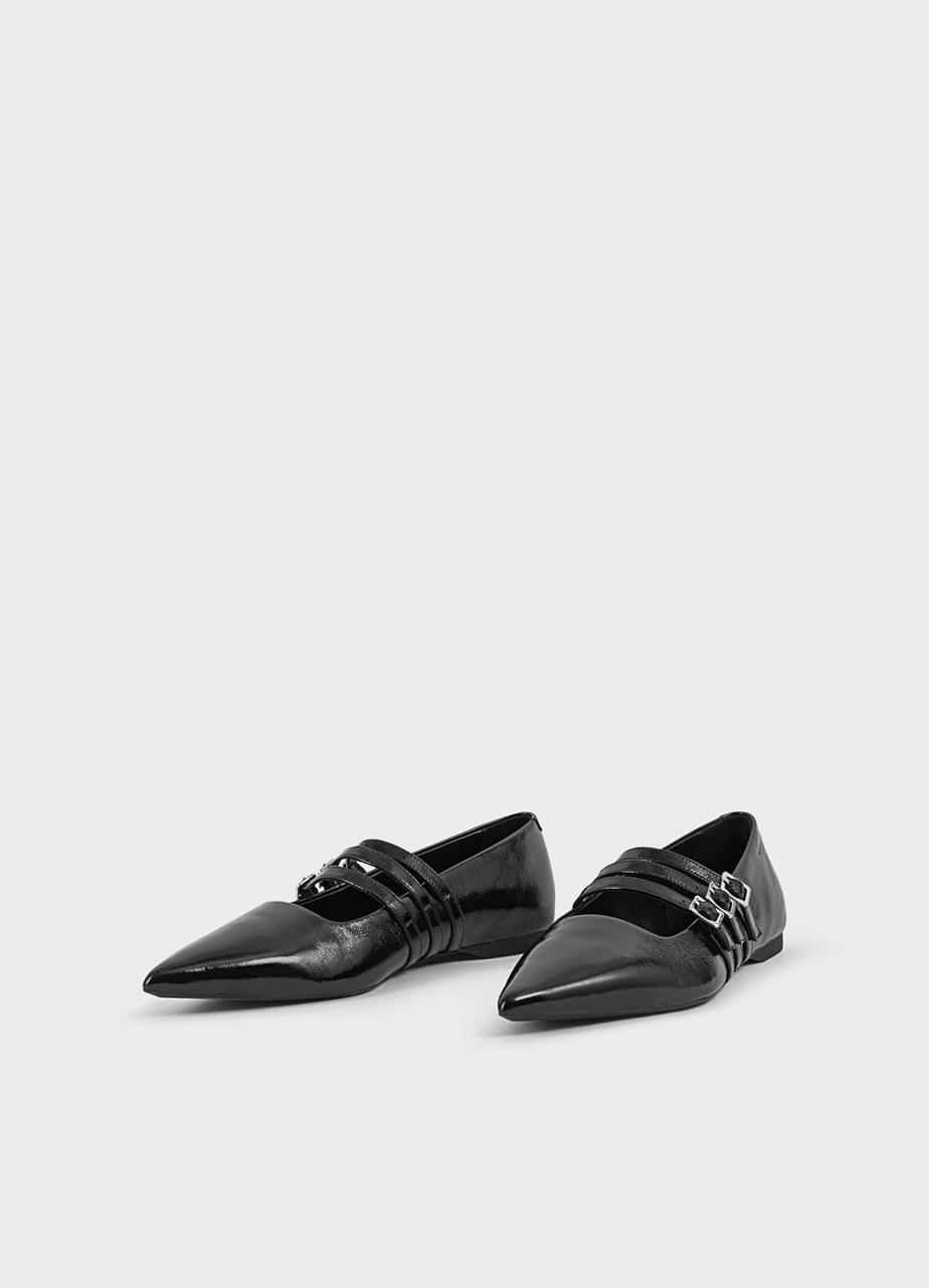 Hermine ballet flats BLACK PATENT LEATHER