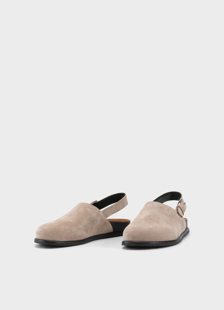Effie mules BEIGE SUEDE