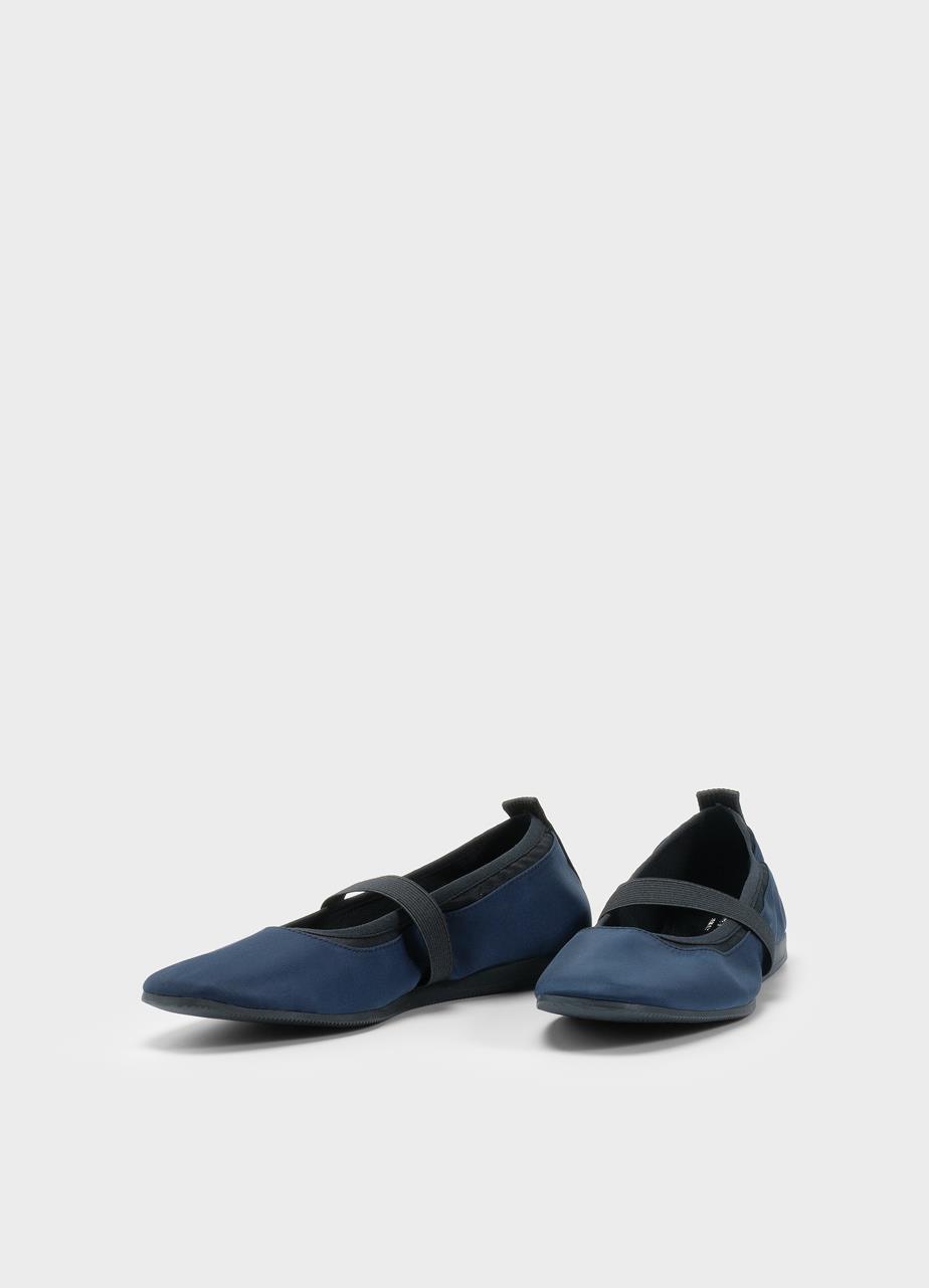 Hillary ballet flats DARK BLUE TEXTILE
