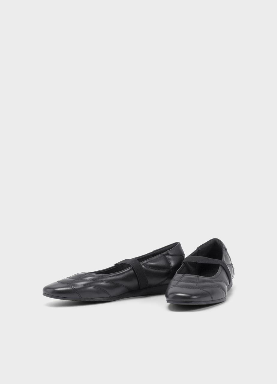 Hillary ballet flats Black leather