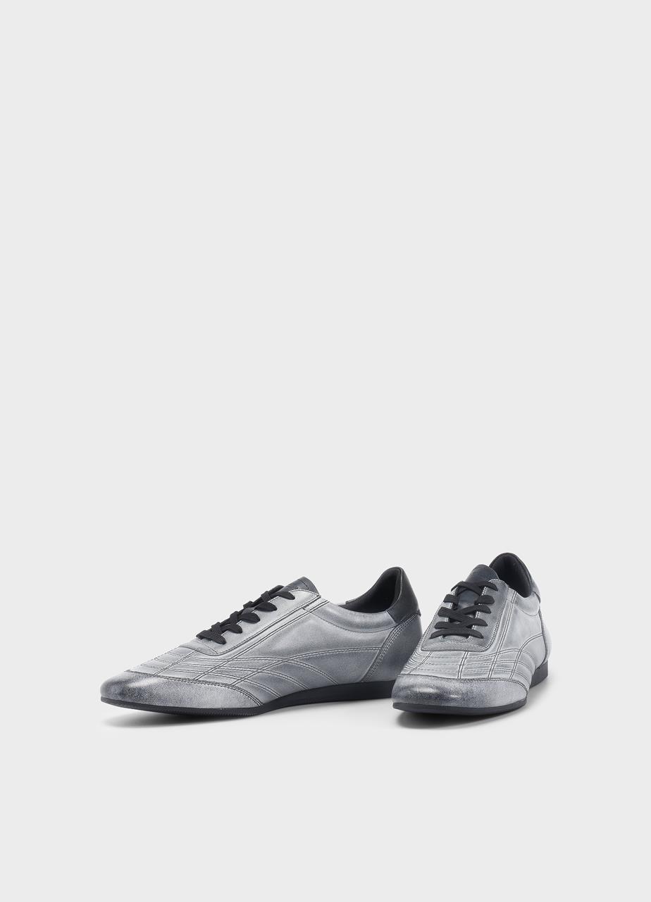 Hillary sneakers BLACK BRUSH-OFF LEATHER