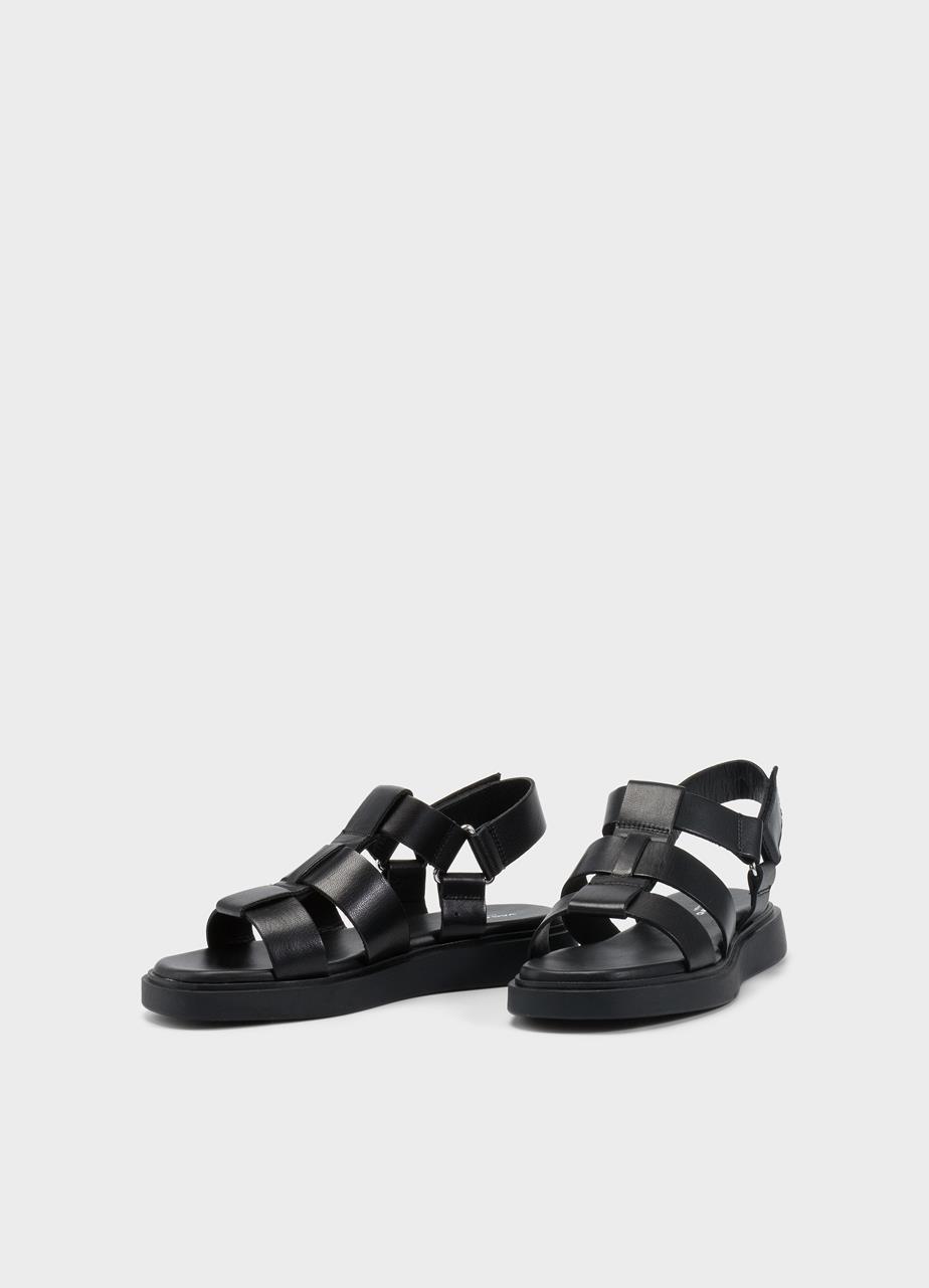Connie sandals BLACK LEATHER