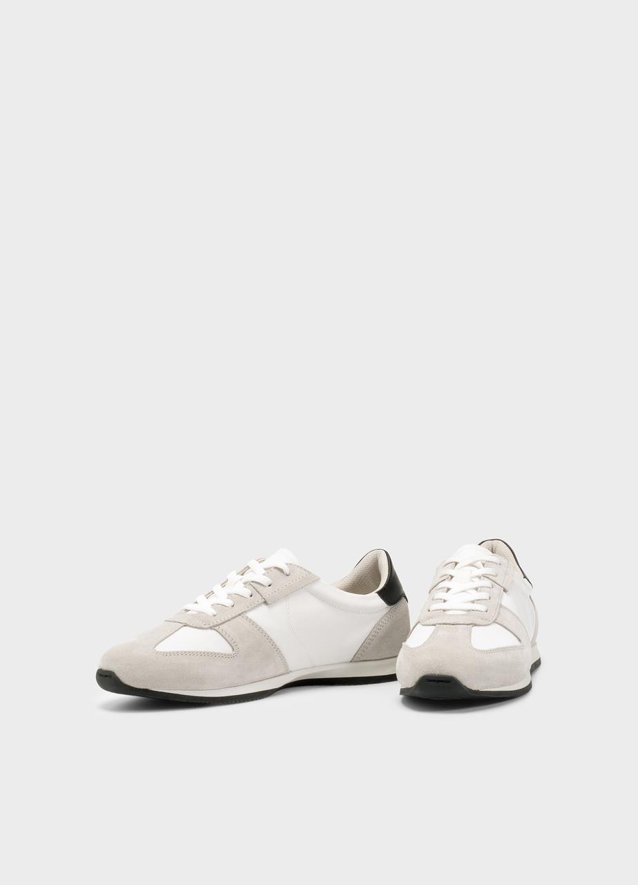 Yasmin sneakers WHITE LEATHER/TEXTILE