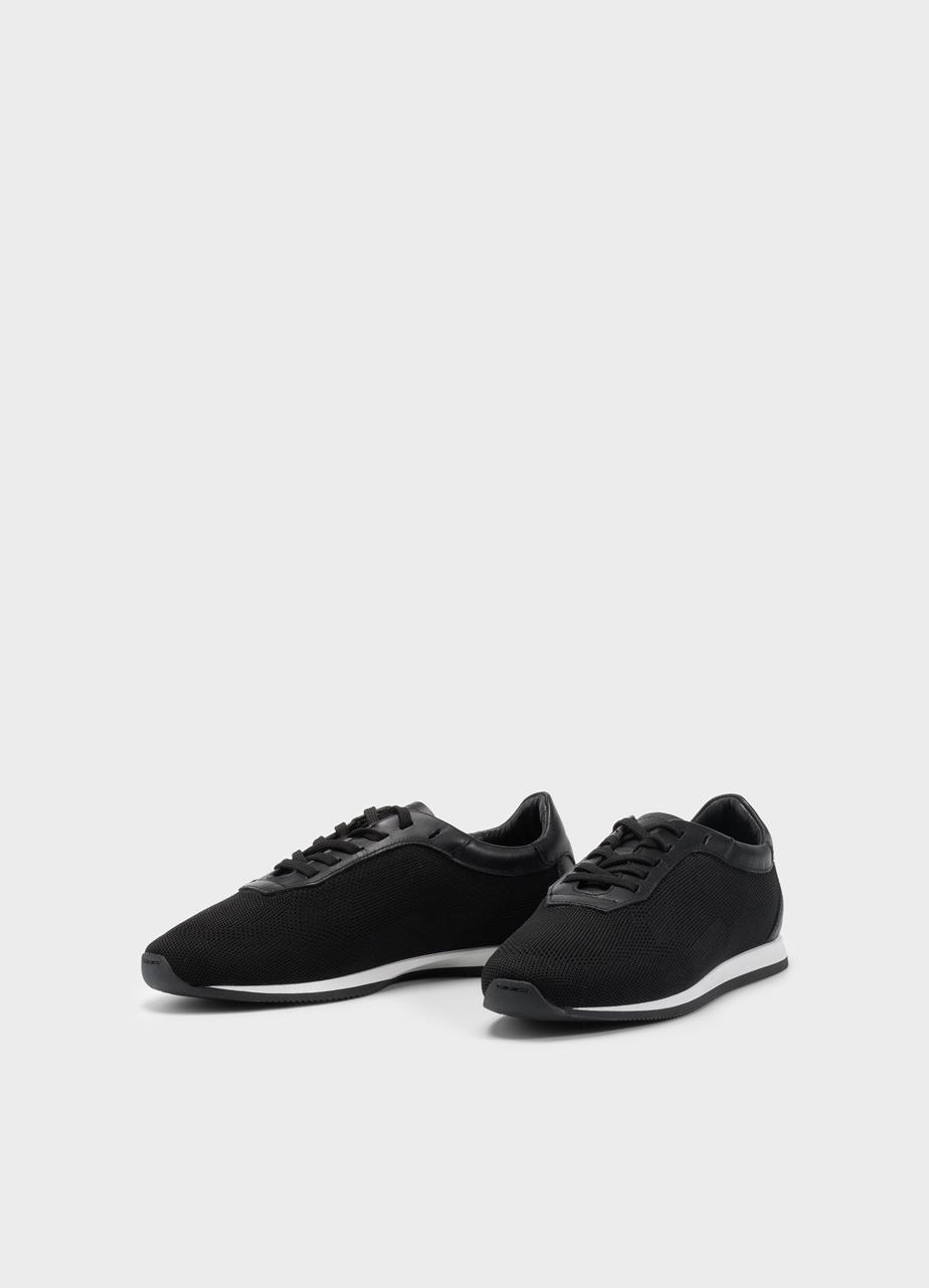 Yasmin sneakers BLACK LEATHER/TEXTILE