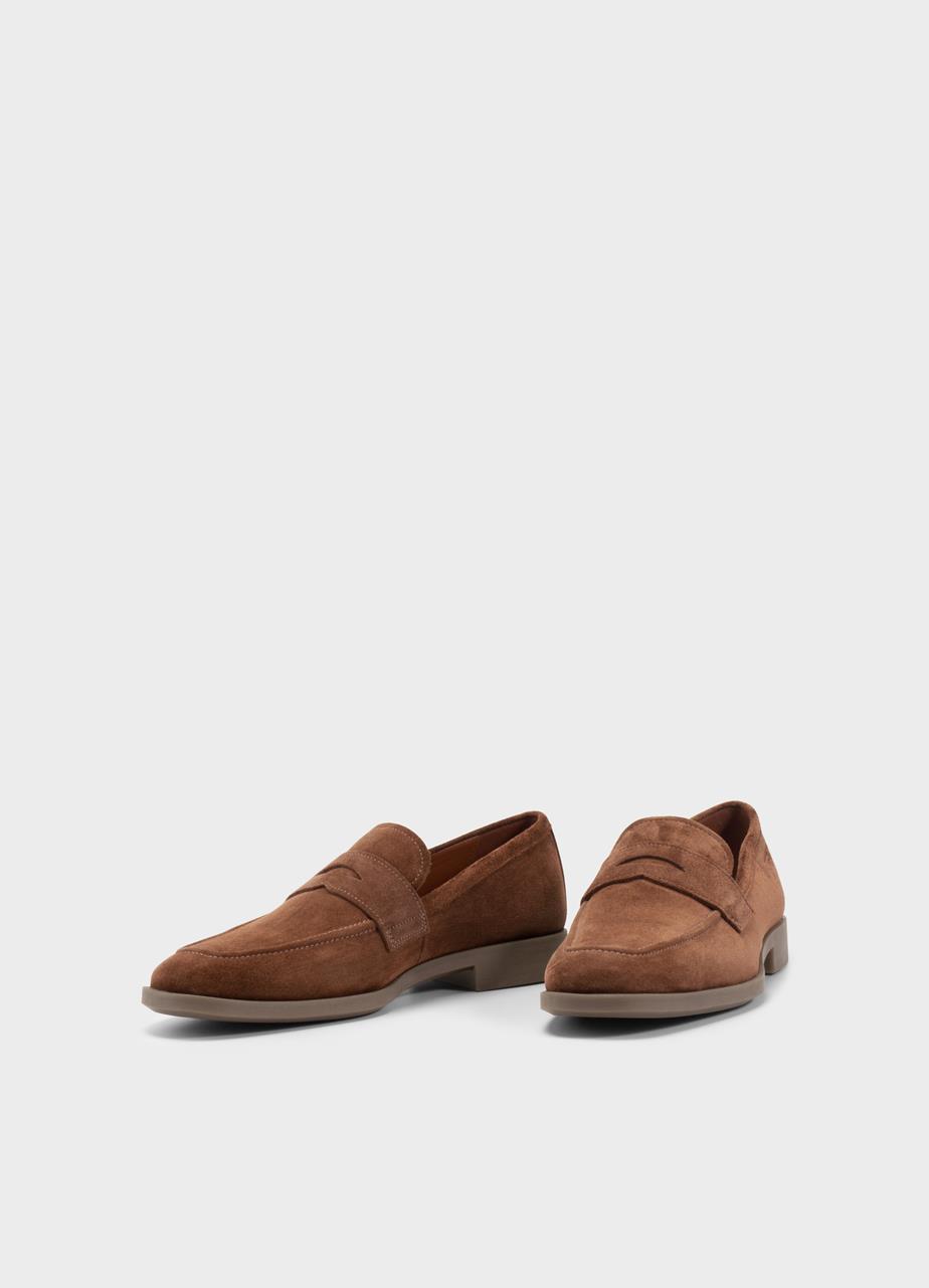 Troy loafers Brown suede