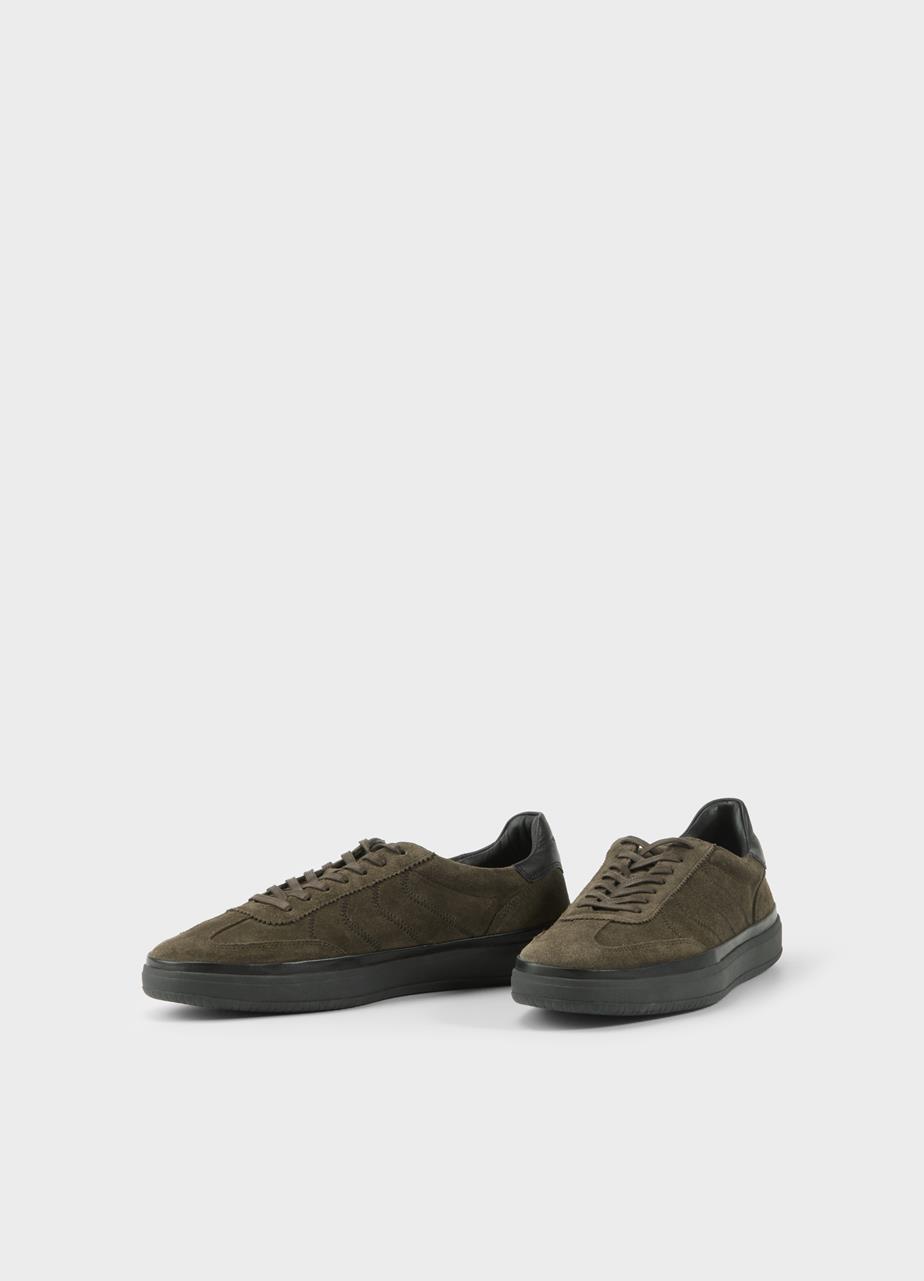 Leo sneakers DARK GREEN SUEDE
