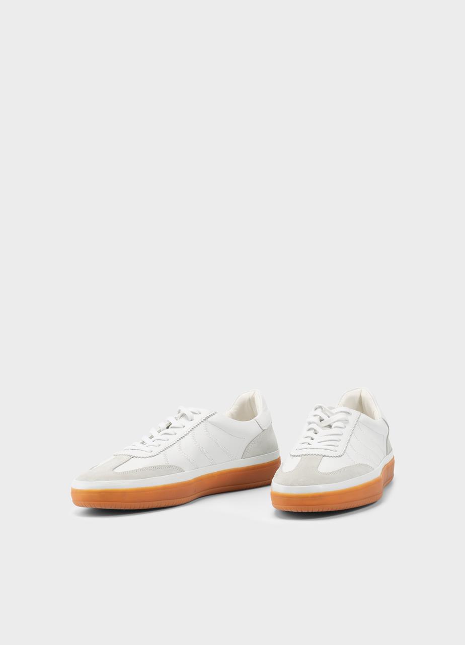 Leo sneakers White suede/leather
