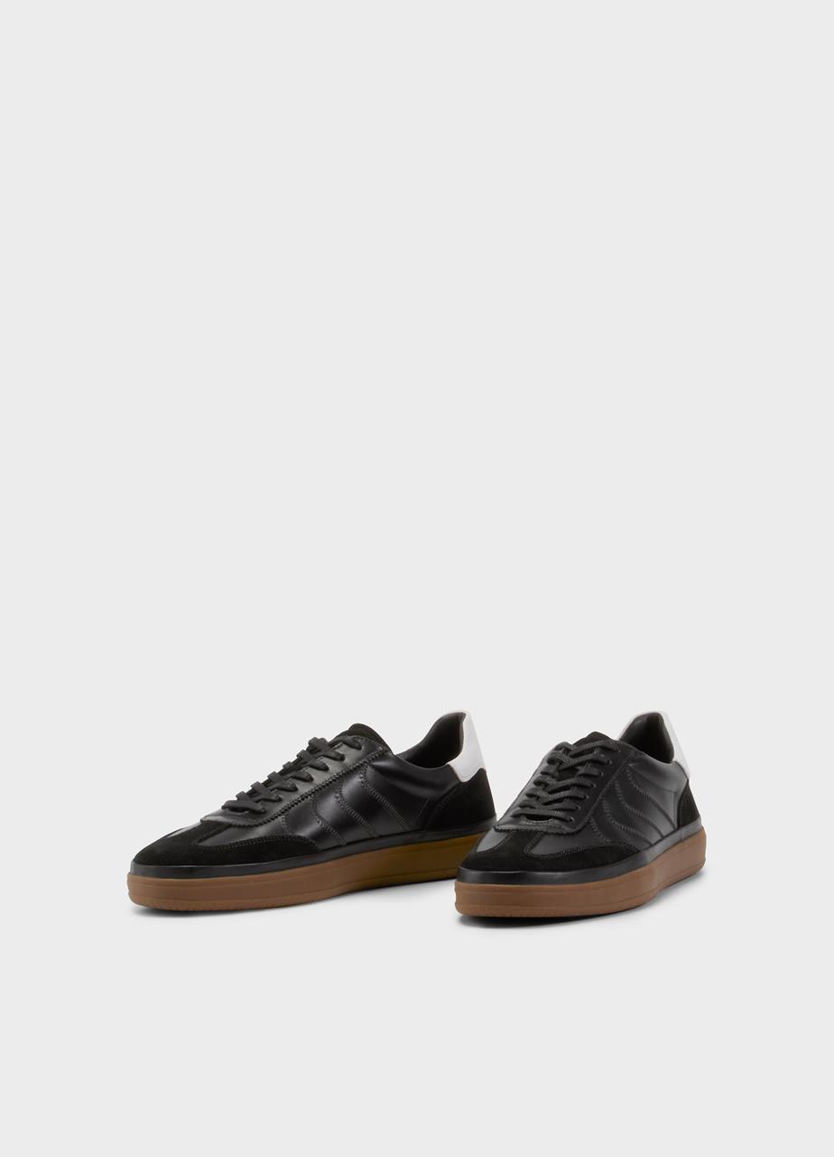 Leo sneakers BLACK SUEDE/LEATHER